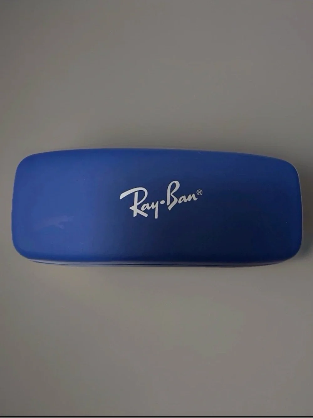 Ray-Ban Blue Hard Sunglasses Case with White Logo kids